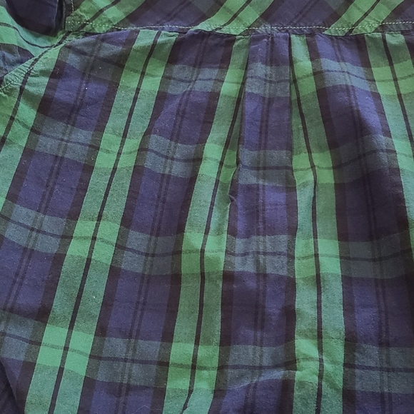 Boys plaid shirt 14-16 great - Picture 2 of 3